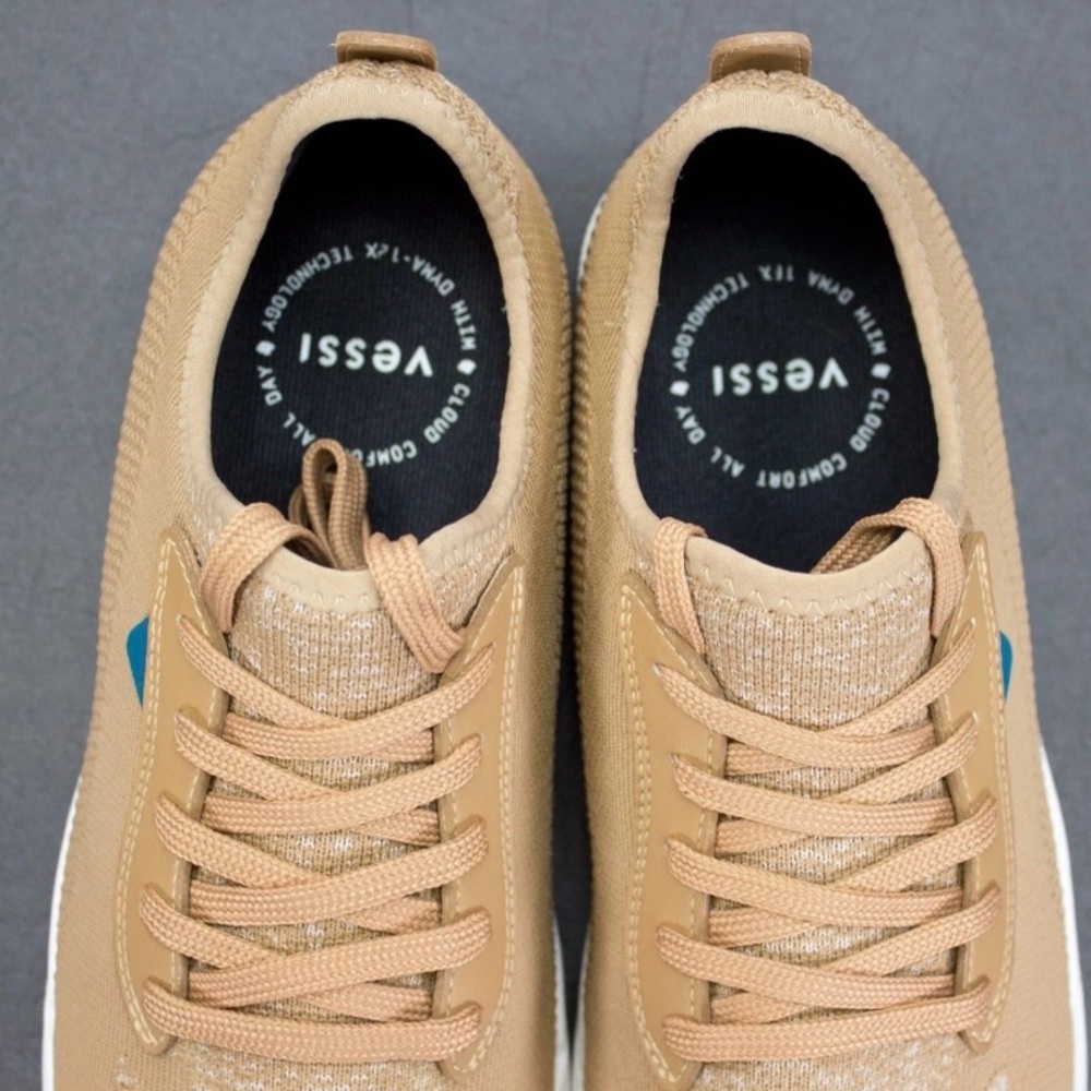 Vessi Weekend 1.5 Sneaker Womens Size US 9 Oak Brown White Waterproof Shoes - Picture 9 of 13